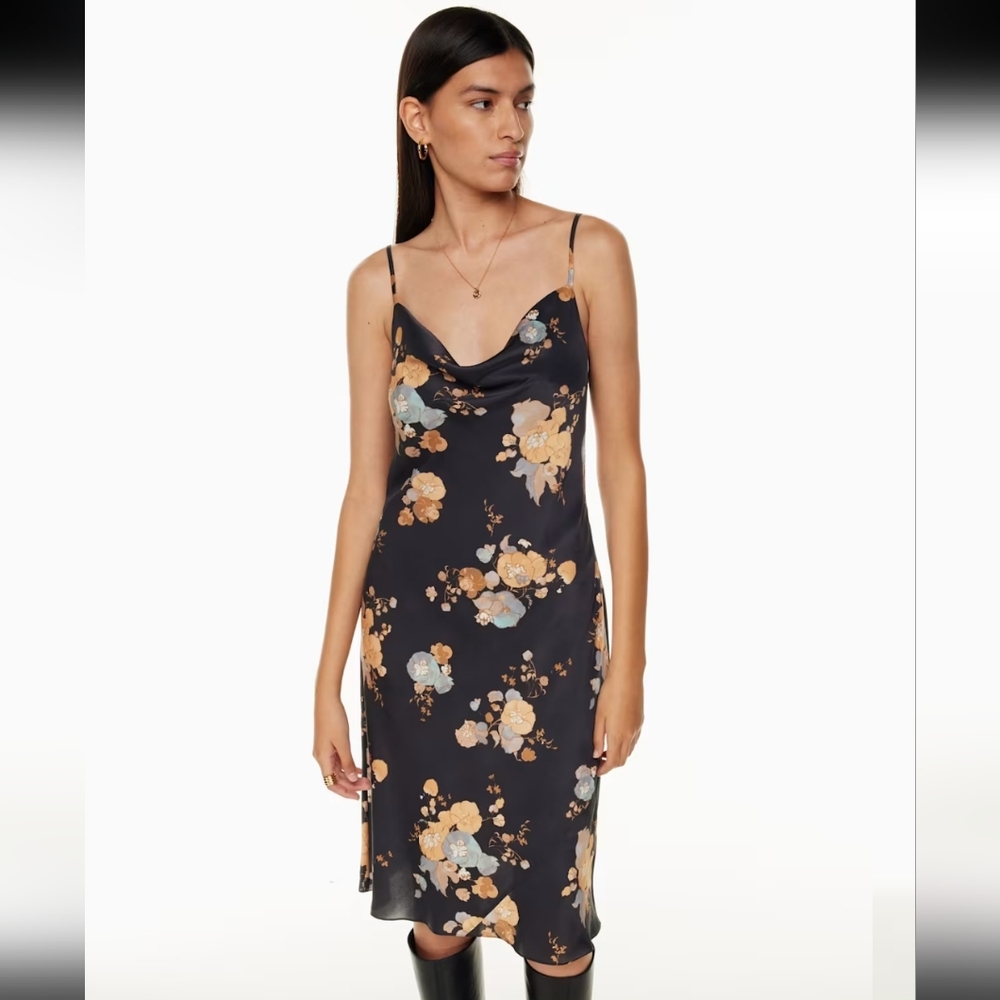 BNWT Wilfred Only Cowlneck Slip Dress